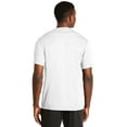 thumbnail image 2 of Sport-Tek Dri Mesh Short Sleeve Shirt-S (White), 2 of 5
