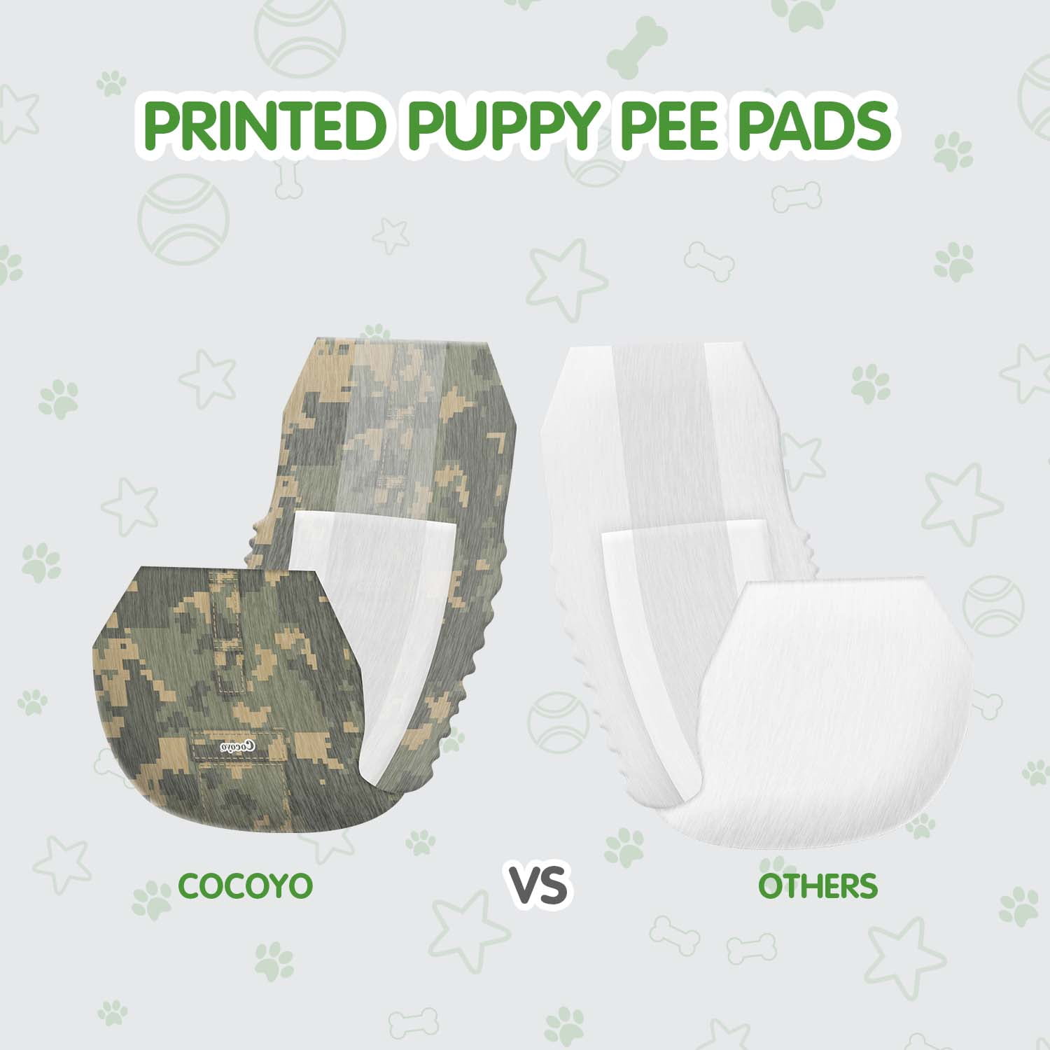 COCOYO Y13 Disposable Male Dog Wraps, Medium Size, 84 Count, Super Absorbent, Breathable