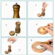 thumbnail image 3 of Molinillo de pimienta Manual de 8 pulgadas, molinillo de especias resistente al desgaste para hinojo de clavo de comino Ehuebsd Libre de BPA, 3 of 6