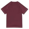 thumbnail image 6 of FORMRS Boys Rash Guard Short Sleeves Swim Shirt Quick Dry UPF 50+ Sun Protection, Sizes 3-12T, Red Circles, 6 of 6