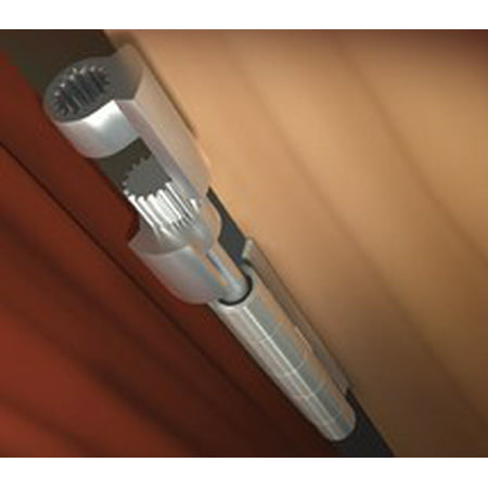 DoorSaver II Bumperless Hinge Pin Door Stop in Satin Nickel (Pewter) (Best Grease For Shotgun Hinge Pin)