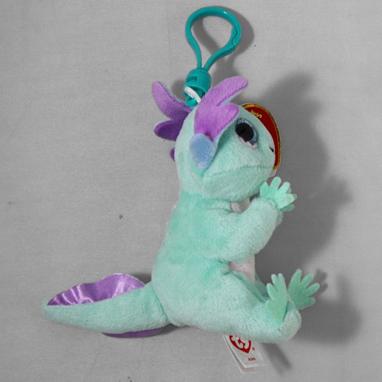 Ty Beanie Bellies (Key Clip) - Alex the Axolotl - Stuffed Animal