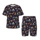 thumbnail image 1 of Balery Colorful Mushrooms in Doodle Style Conjunto de Pijama Infantil de Manga Corta con Estampado – Ropa de Dormir de Algodón Suave-X-Large, 1 of 6