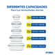 thumbnail image 5 of Juego de 12 Contenedores topper de Vidrio con 12 Tapas Herméticas Antiderrames Styrka, 5 of 9