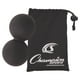 thumbnail image 2 of Champion Sports - Pelota de masaje de cacahuete, 2.5 pulgadas, goma negra, bolas de rodillo de tela  multicolor, 2 of 4