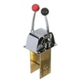 thumbnail image 2 of Seachoice Twin Lever Control, Chrome-Plated Brass, Red and Black Knobs, 8-5/16 In. Tall, 2 of 5