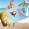 thumbnail image 2 of Guanhe Oversized Beach Towels 30x60inch, Summer Beach Essentials Travel Swimming Pool Lightweight Colorful Bath Towel Sandproof Sun-protective, 2 of 6