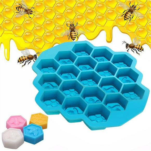 EGNMCR Ice Cube Tray Faveolate Shape Ice-Cube Maker Ice Tray Ice-Cube Storage Containers Ice Cube Maker