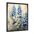 thumbnail image 2 of Designart "Peaceful Blue Bonnets III" Blue Bonnets Picture Framed Canvas Art Print, 2 of 5