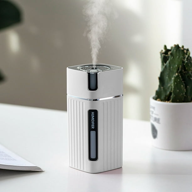 Mini Humidificador Usb de Escritorio, Humidificador Nocturno, Apagado Automático, Modo de Vapor Frío de 300 Ml, Súper Silencioso, Ideal para Oficina, Escritorio y Coche.