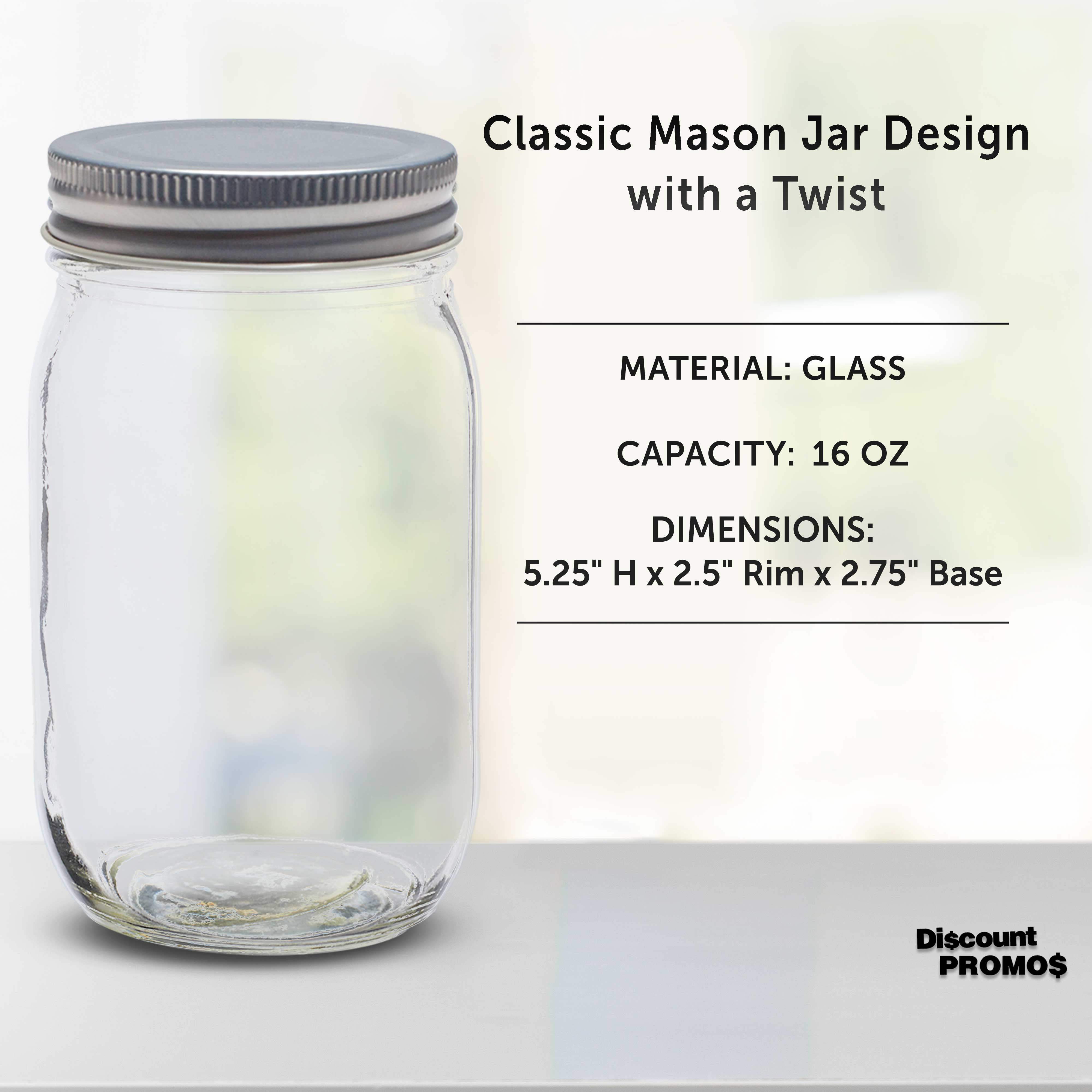 Wholesale Regular Mouth Diamond Shape Drinking Mason Jar Set 16 Oz 500ml Glass  Mason Jar with Lid - China Glass Mason Jar with Lid and Mason Jars with Lids  and Straws price