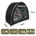 thumbnail image 6 of Bike Storage Tent, Outdoor Bicycle Cover Tent Outdoor Storage Shed Shelter with Portable Bag for 2-3 Bike Motorcycle Garden Tools, 6 of 7