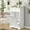 White, variant on Tilt-Out Laundry Hamper & Trash Can Cabinet - 12 Gallon, Kitchen Island with Single Door, Black