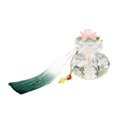 thumbnail image 3 of Adornos de flores de cristal para coche, adorno de flores de cristal, accesorio para el interior del coche. con borlas, 3 of 9