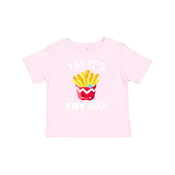 Inktastic Yay Its Fry Day with Cute French Fries Boys or Girls Baby T-Shirt