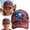 Red, variant on 250th Anniversary Hat Commemorative Baseball Cap - Embroidered Distressed Flag Design - Patriotic Hat for Anniversary Celebration Gift