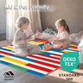 thumbnail image 4 of ODIKA 4'x6' Machine Washable Non-Slip Area Rug, Geometric Blue High Traffic Rug, Blue, 1051589, 4 of 5