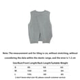 thumbnail image 4 of Spring Autumn Female Blended Pullover Sweater Simple Design Clothes Vest Sleeveless Knitted Tops Casual Dressing Accessory for Outdoor Office M, 4 of 8