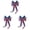 Red*3, variant on 4th of July Patriotic Bows,American Flag Wreath Bows with Long Tails,Red White Blue Stripes Stars Bows for Independence Day Memorial Day Home Party Decor(1pc)