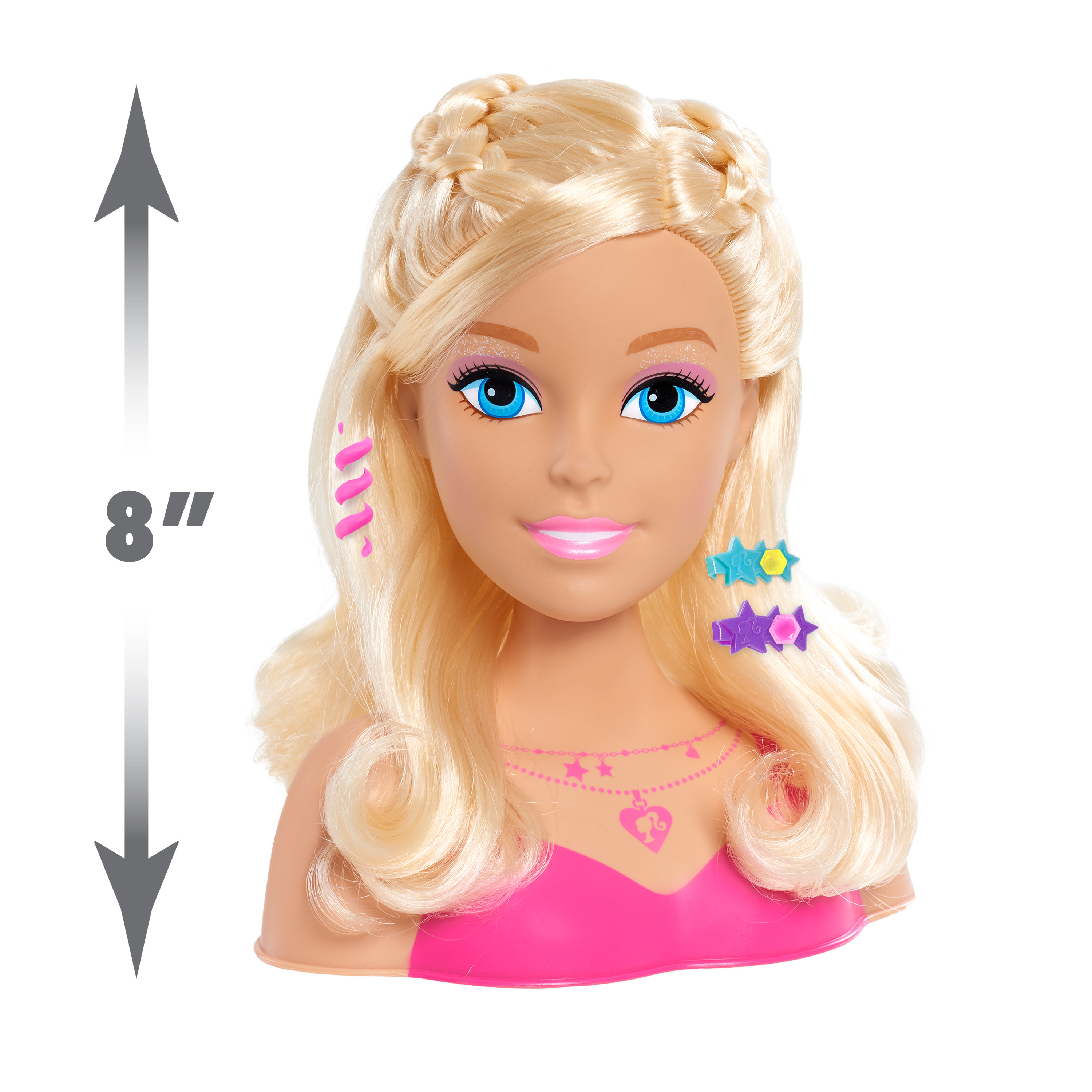 Just Play Barbie Fashionistas 20 Piece Styling Head for Kids, Blonde Hair, Preschool Ages 3 up - image 2 of 6
