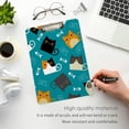thumbnail image 5 of FMSHPON Cat Fish Clipboard Hardboard Wood Nursing Clip Board and Pull for Standard A4 Letter 13x9 inches, 5 of 8