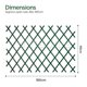 thumbnail image 3 of Cerca de enrejado plegable de pared de plástico verde expansible 180 * 46 cm (tamaño desplegado) verde TUNC Sencillez, 3 of 5