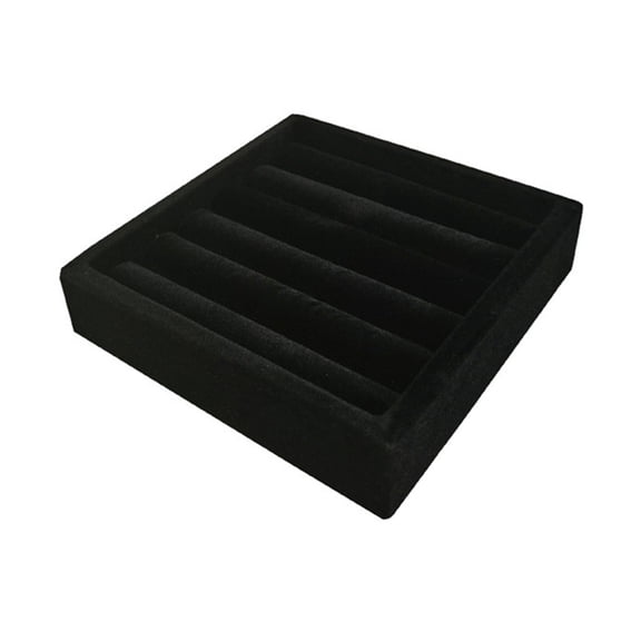 Sophisticated Velvets Jewelry Tray Rings and Earring Exhibition Stand Small Accessories Storage Solution for Home Use