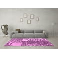 thumbnail image 3 of Ahgly Company Indoor Rectangle Abstract Pink Modern Area Rugs, 2' x 5', 3 of 4