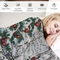 thumbnail image 3 of Shiartex Vintage Red Truck Christmas Blanket Gifts Super Soft Lightweight Flannel Blankets Throw for Kids, Adult, Suitable for Couch, Sofa, Bed, Camping, Travel All Seasons 50x60in, 3 of 6