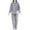 #03Gray, variant on Kiplyki Flash Womens Sleepshirts Nightgown Fall and Winter Standing Collar Thickened Set Suit Home Clothing Long Sleeve Trousers Pajama