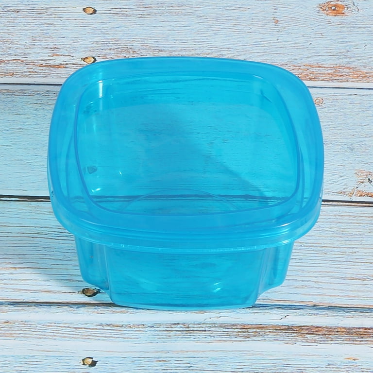 Bahemy Blue Attachable Travel Snack Container, BPA-Free Toddler Age 10  months plus
