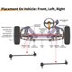 thumbnail image 4 of Kit de enlace de barra estabilizadora delantera de 2 piezas para Fiat 500 C Stilo No.50700464/50700941/51795269, 4 of 7
