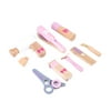 Play House Toy Set Simulation Fun Barber Tools Set Wooden Toys for Children