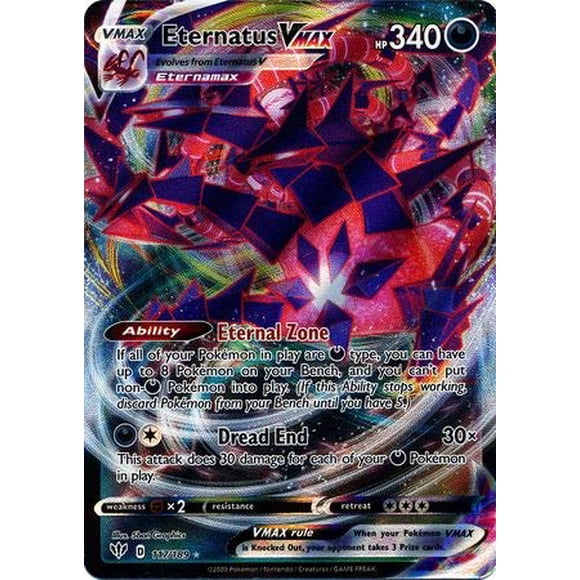 Tarjeta Pokémon Pokémon Eternatus VMAX 117/189 - Ultra rara
