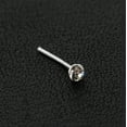 thumbnail image 5 of Claire's Women's Sterling Silver 22G Crystal Nose Stud, Bend to Fit Closure, 1 Pack, 64748, 5 of 7