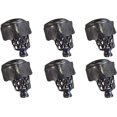 thumbnail image 1 of Pool Table Billiard Leather Pockets with Fringe or Shield - Set of 6, 1 of 1