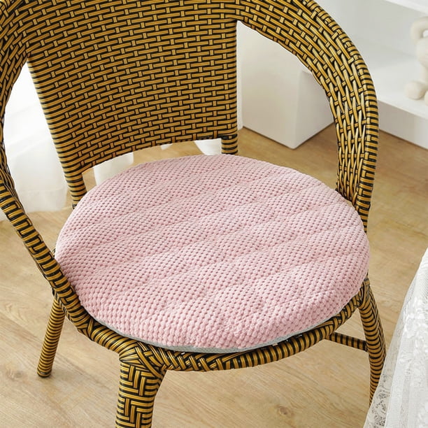 Cojín Redondo de Espuma Viscoelástica para Silla Four Seasons | Cojín de Asiento Suave y Grueso | Funda Antideslizante Extraíble y Lavable | Soporte Ergonómico para Oficina, Juegos y Suelo | Cojín Po