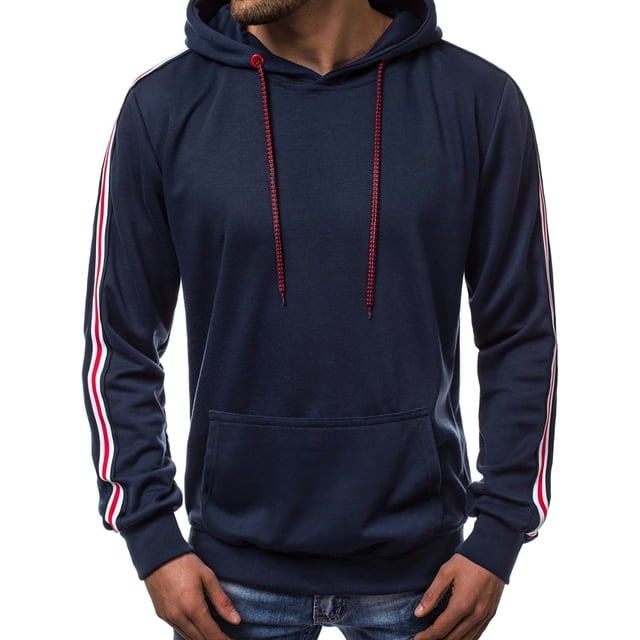 Chandail à Capuche Mode Automne pour Hommes Manches Longues Décontracté Extérieur Chandail Confortable Mode Urbaine