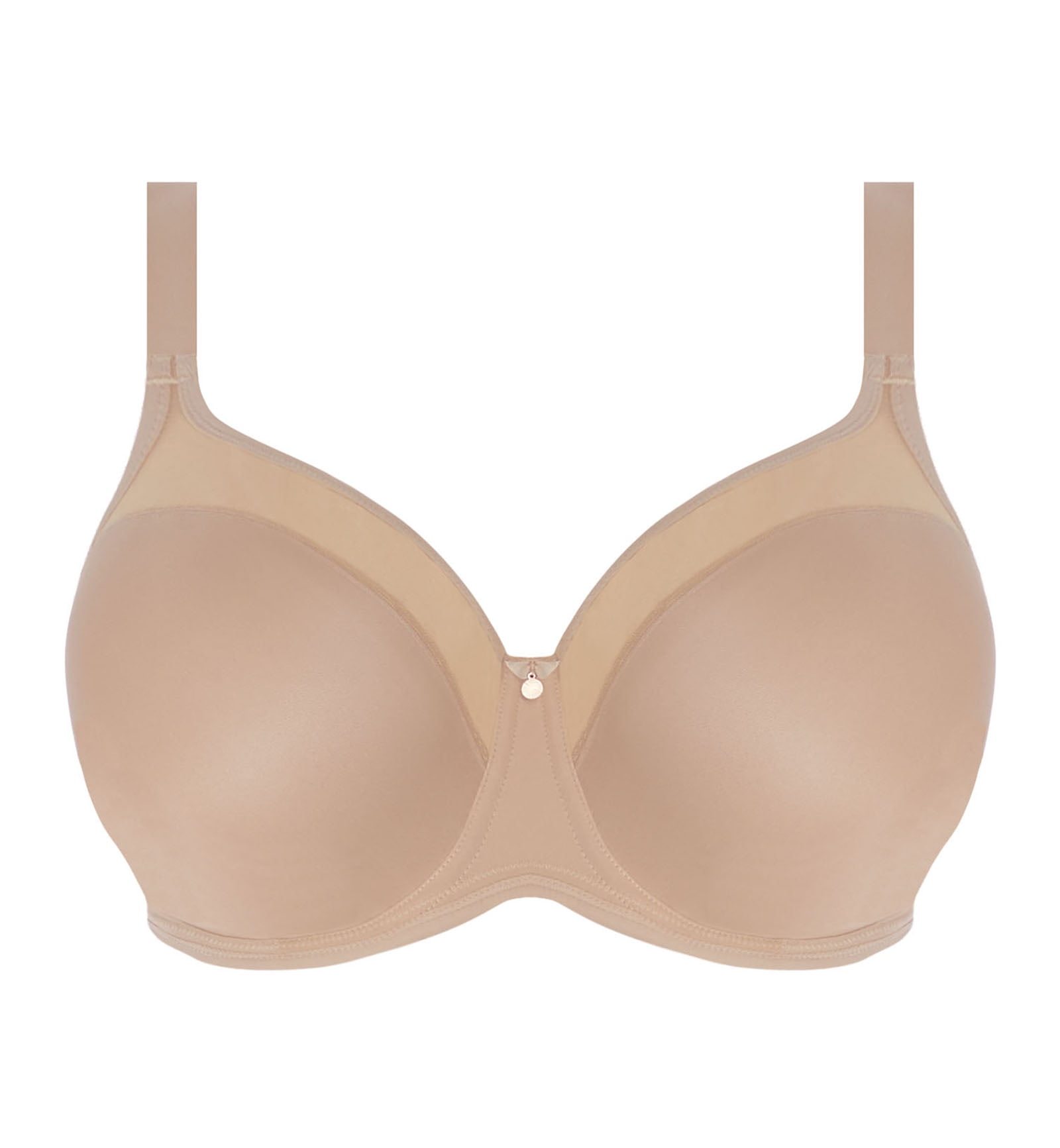 Elomi Smooth Unlined Underwire Molded Bra (4301),32J,Sahara