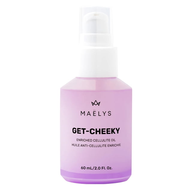 MALYS Cosmetics GET-CHEEKY Aceite de celulitis enriquecido: manteca de karité y vitamina E se enfocan en el aspecto de la piel grasa y reducen la apariencia de la celulitis