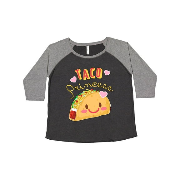 Inktastic Taco Princess- cute taco Women's Plus Size T-Shirt