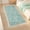green, variant on Modern Accent Area Rugs, Floral Carpet with Non-Slip Backing, Low Pile Floor Cover, Machine Washable Ultra-Soft Indoor Mat for Living Room, Bedroom