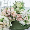 thumbnail image 3 of SPRING PARK 1 Bouquet Artificial Rose Bouquet Silk Fake Flowers Leaf Wedding Party Home Decor, 3 of 7
