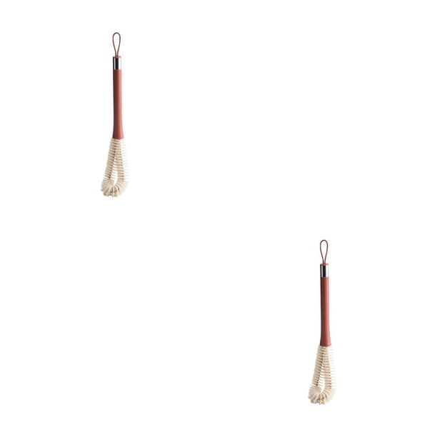 Bearachild Cepillo de limpieza para biberones de leche para bebés, cepillos de mano con rotación de 360 grados, herramienta de fregado Type1 NO1