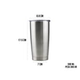 thumbnail image 3 of Vaso Termo Acero Inoxidable P/ Cafe 20oz Térmico Tapa Ce-t01, 3 of 10