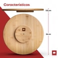 thumbnail image 2 of Giratorio de Madera de bambú Ultrachef Lazy Susan 36 cm, 2 of 4