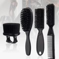 thumbnail image 5 of 4 Pieces Men's Hair Styling Brush Set For Professional Slicked Back Look With, 5 of 5