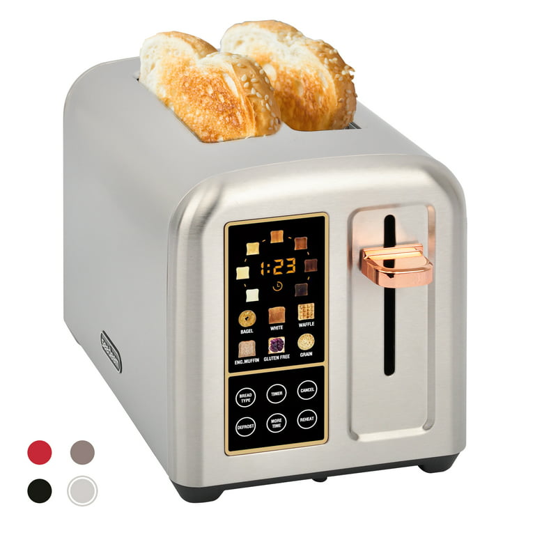 SEEDEEM Toaster 4 Slice, Stainless Steel Bread Toaster with