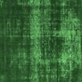 thumbnail image 1 of Ahgly Company Indoor Square Abstract Emerald Green Modern Area Rugs, 7' Square, 1 of 4