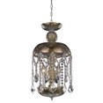 thumbnail image 1 of Elegant Lighting Rococo 11" 3 Lumière Pendentif en Cristal Royal, 1 of 1